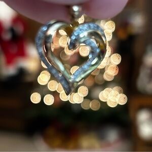 Gold and Diamond Heart Pendant